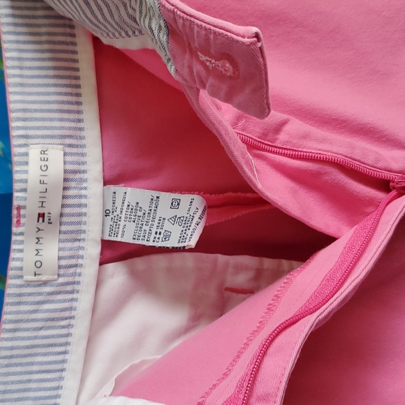 TOMMY HILFIGER Golf Woman's Chino shorts size 10 - Picture 2 of 4